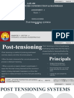 Post-Tensioning Systems: AAR-406 Advanced Construction & Materials