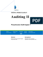 Modul Auditing II (TM13)