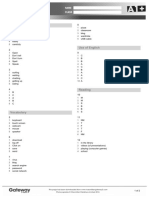 A1PLUS UNIT 5 Test Answer Key Higher