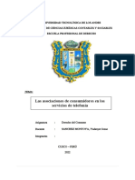 Asocacion de Consumidores en El Servicio de Telefonia