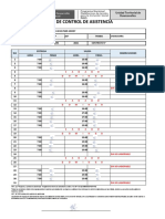 Hoja de Control de Asistencia Mes Diciembre 2021