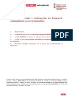 Información no financiera: antecedentes y marco normativo