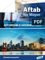 Aftab Pureval's Affordable Housing Plan