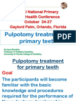 Pulpotomy Pediatric Prevention Diagnosis Treatment Planning