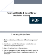 Relevant Costs & Benefits For Decision Making: © Mcgraw-Hill Education