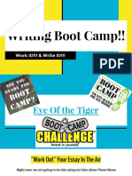Writing Boot Camp!!: Work It!!!! & Write It!!!!