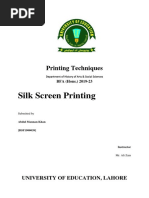 Slik Screen Printing