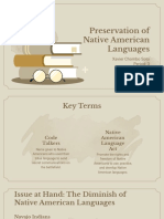 Preservation of Native American Languages