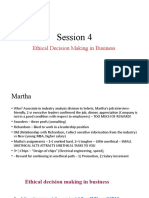 Session 4: Ethical Decision Making in Business