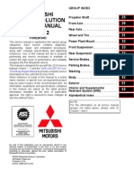 2010 Mitsubishi Lancer Evolution Service Manual: Group Index