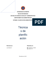 TAREA TEMA 5 TECNICAS DE PLANIFICACION