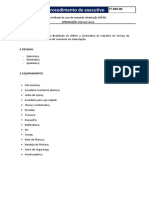 Procedimento de Execução de Calhas