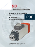 Spindle Manual: XLH Series Automatic Tool Change Spindle