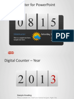 Digital Counter For Powerpoint: Slidehunter