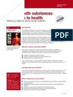 Working With Substances Hazardous To Health: What You Need To Know About COSHH