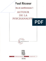 120084936 52142890 Paul Ricoeur Ecrits Et Conferences 1 Autour de La Psychanalyse PDF