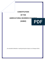 Agbiz Constitution Amended Aug 2014