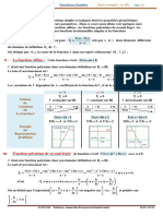 Fonctions Usuelles Cours 1