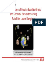 Satellite Laser Ranging: Determination of Precise Satellite Orbits and Geodetic Parameters Using