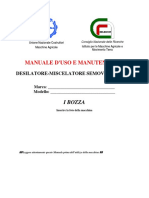 Manuale D'Uso E Manutenzione: I Bozza