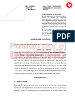 Casación N° 1382-2018-Pasco, lesiones culposas, ruptura del nexo causal y concausa