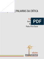 Novas Palavras Da Critica