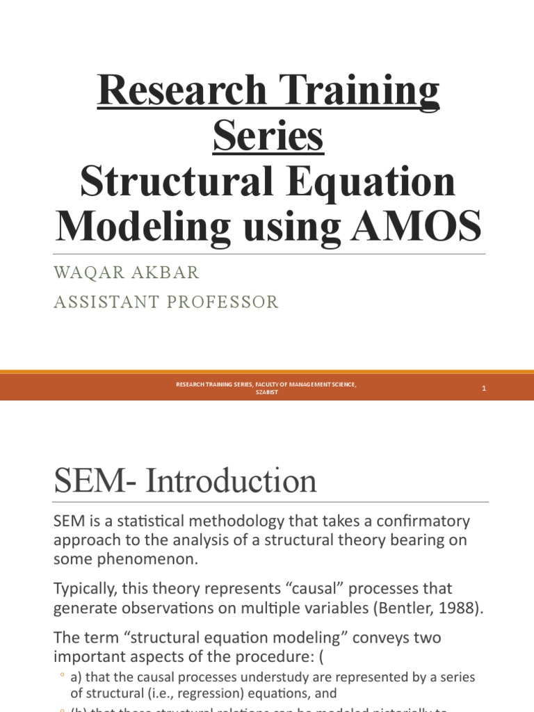 Structural Equation Modeling | PDF | Structural Equation Modeling ...