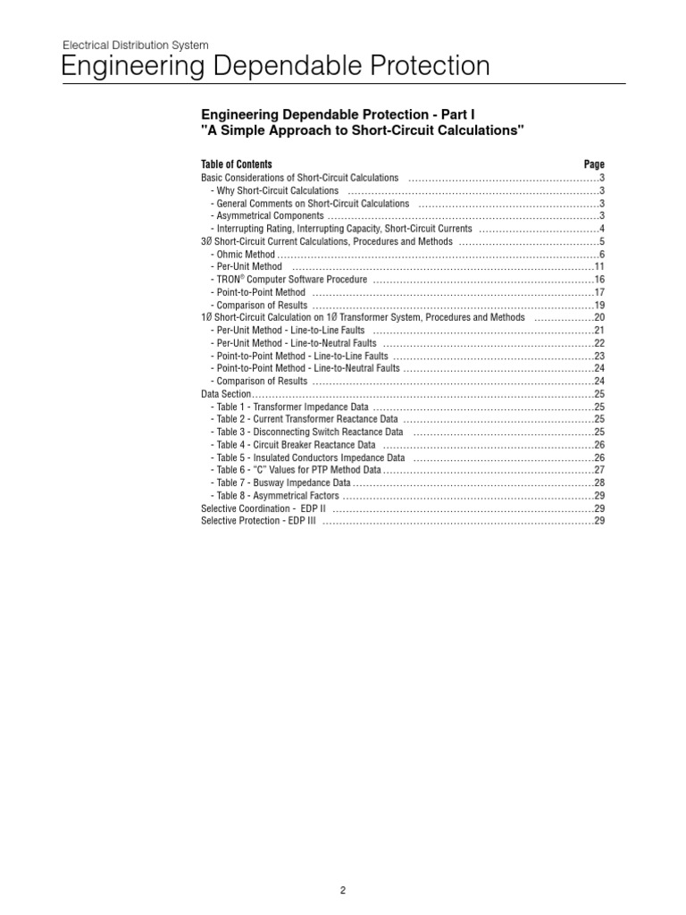 IEEE Short Circuit Protection PDF Fuse (Electrical) Transformer