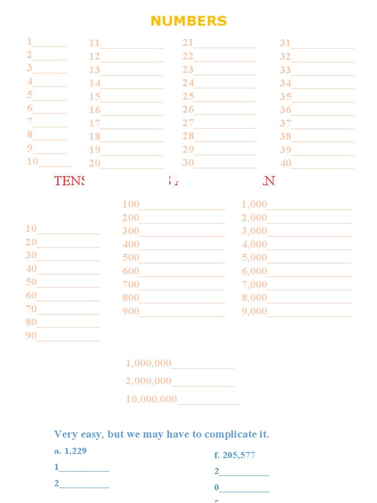 Understanding Numbers and Their Values | PDF