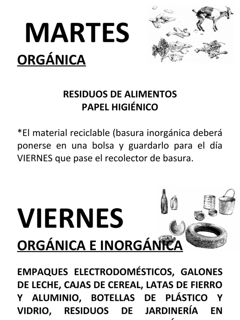 BASURA ORGANICA E