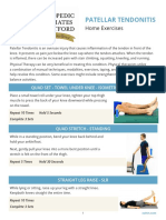 Patellar Tendonitis: Home Exercises