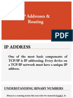IP Address & Routing
