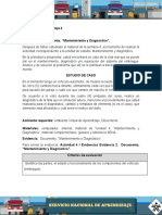 Evidencia 2 Documento Mantenimiento y Diagnostico