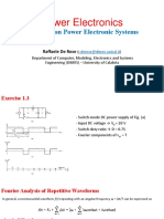 Power Electronics: Exercises On Power Electronic Systems