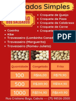 Salgados e Doces para Festas