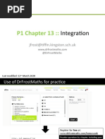 P1 Chapter 13::: Integration