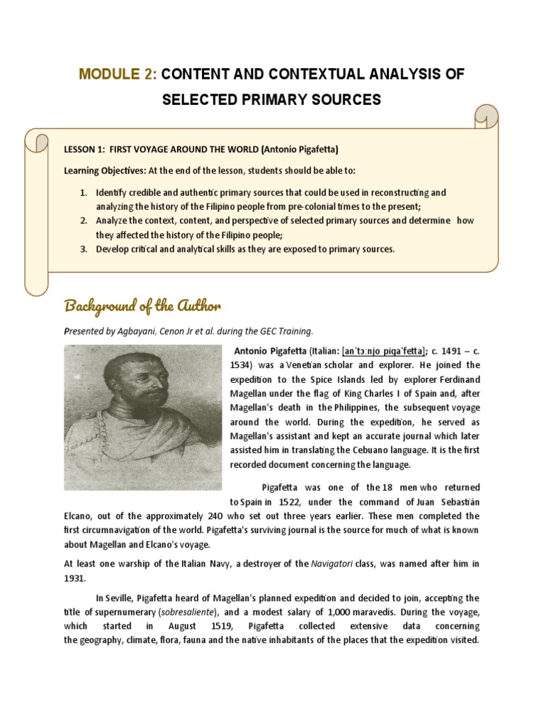 content-and-contextual-analysis-of-selected-primary-sources-background