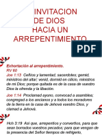 El Arrepentimeinto Es La Invitacion de Dios