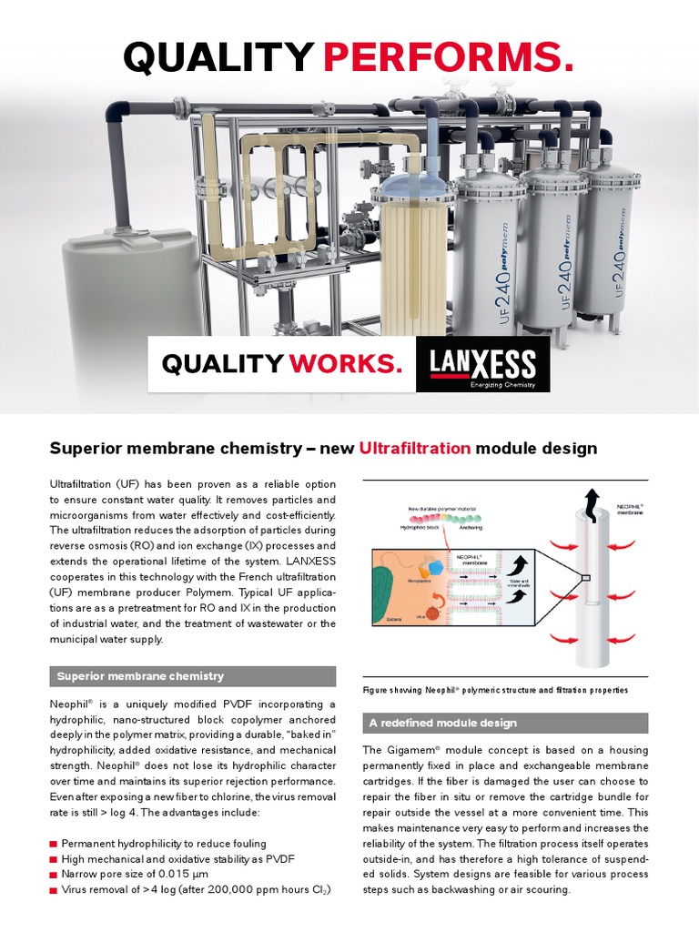 Ultrafiltration General | PDF | Membrane | Chemistry