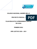 Proyecto Primer Parcial 1° A-B Docentes