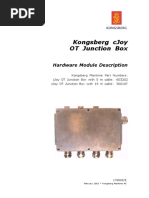 Kongsberg Cjoy Ot Junction Box: Hardware Module Description