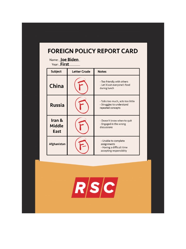 RSC Report Card | PDF | Sanctions Against Iran | Joint Comprehensive Plan  Of Action