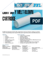 Pfi Light Duty Meltblown Cartridge