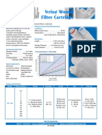 PFI SW Series String Wound Filter Cartridges Data Sheet