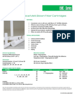 PFI EMC - Economical Melt Blown BWRO SWRO Filter Cartridges_data Sheet