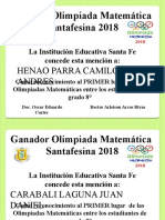 Nuevos Diplomas Olimpiadas Matematicas