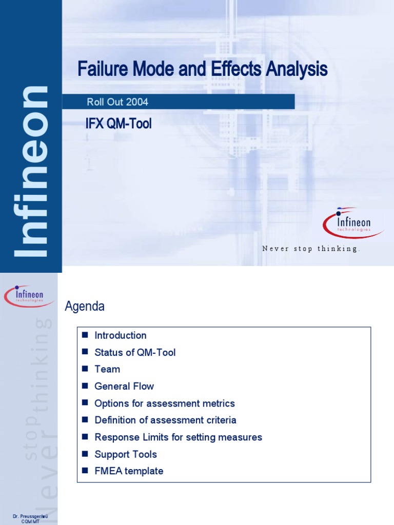 FMEA Process Overview by Dr. Preussger | PDF | Risk | Modular Programming