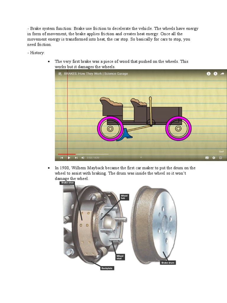 Brake System Function PDF Brake Applied And Interdisciplinary Physics