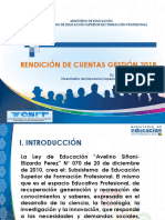 Rendicion Cuentas VESFP2018