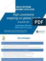 High Uncertainty Weighing On Global Growth OECD Interim Economic Outlook Presentation 20 September 2018